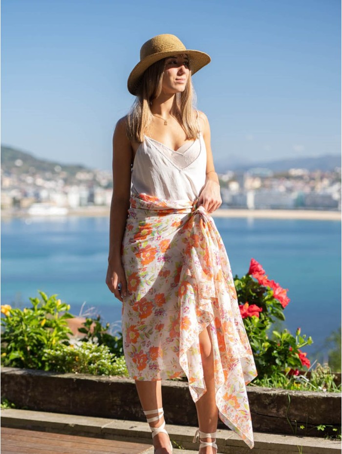 Cotton shawl-sarong ACT127C