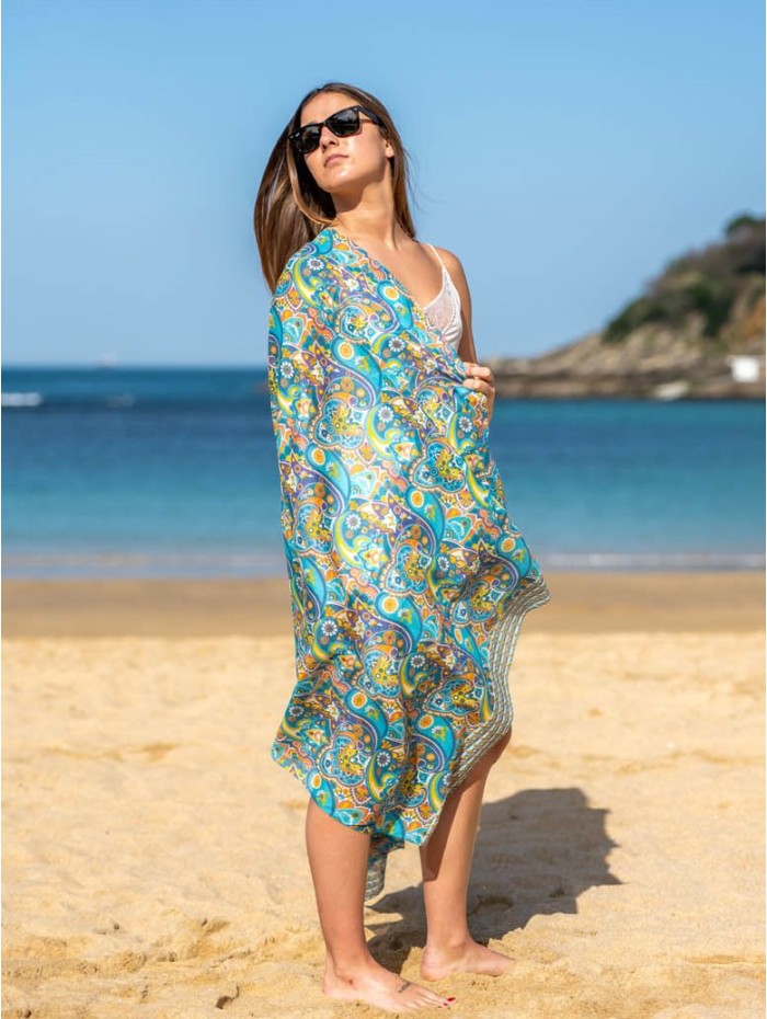 Cotton shawl-sarong ACT111C