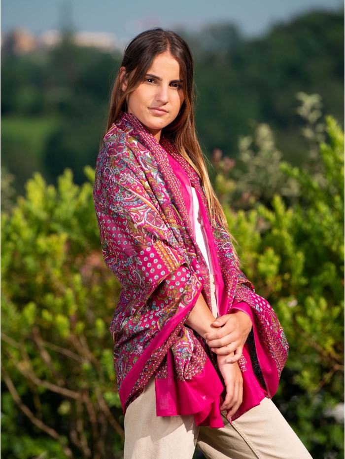 Cotton shawl-sarong CDT234C