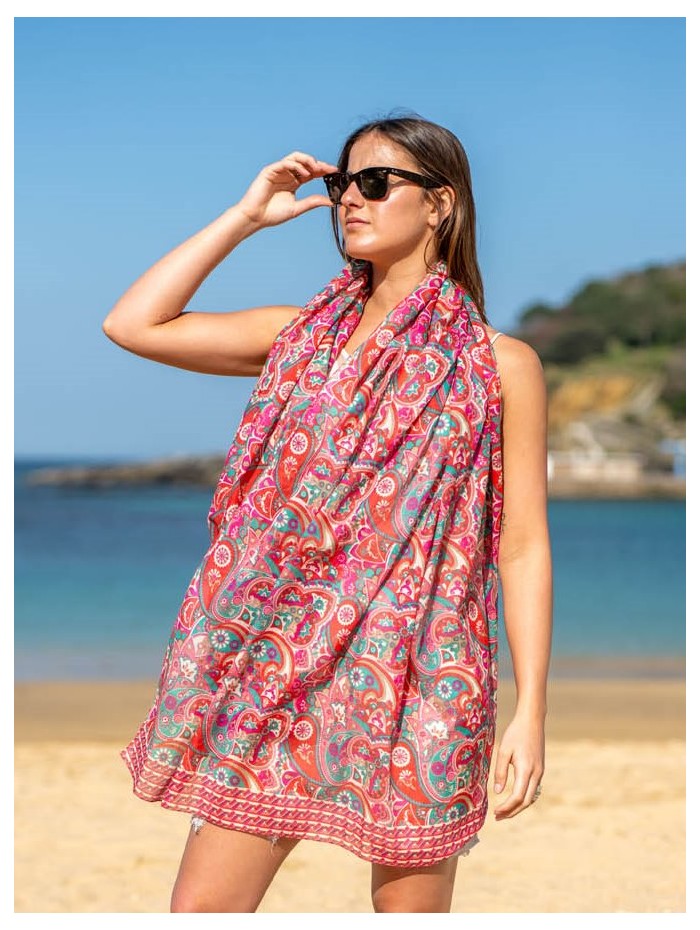 Cotton shawl-sarong ACT111C