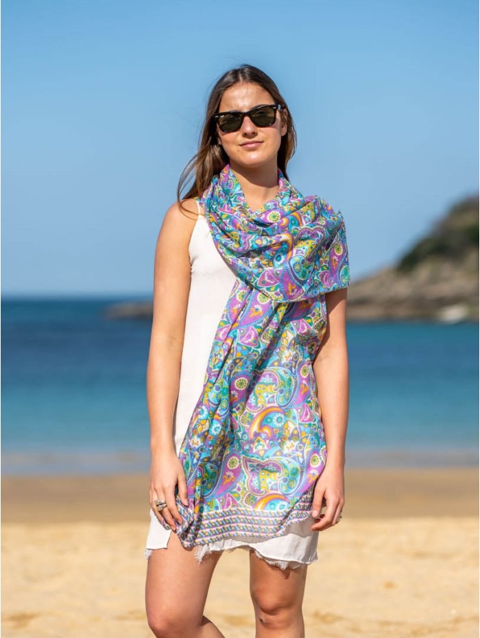 Cotton shawl-sarong ACT111C