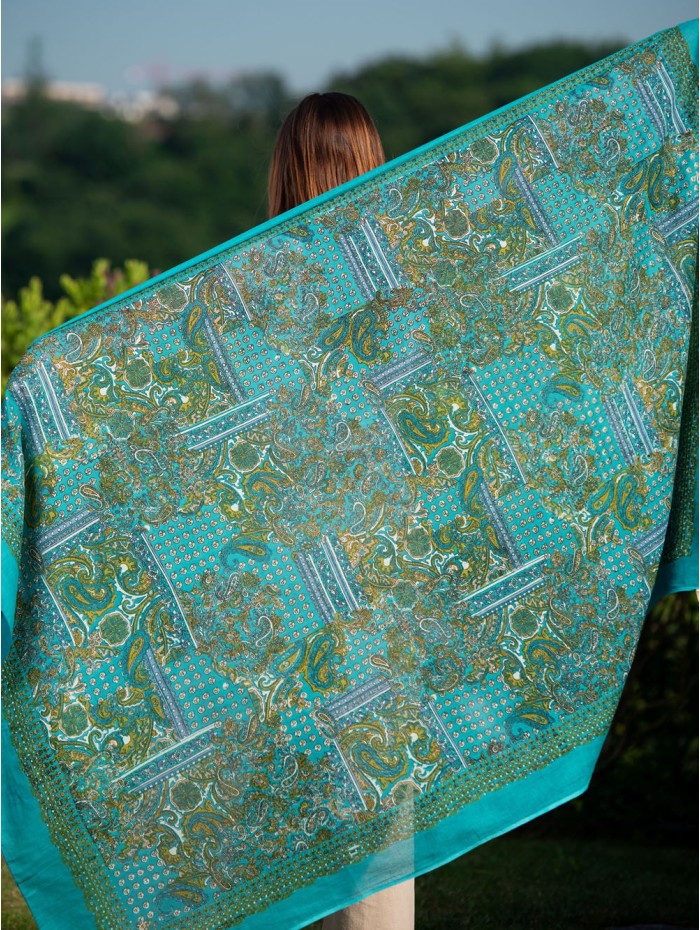 Cotton shawl-sarong CDT234C