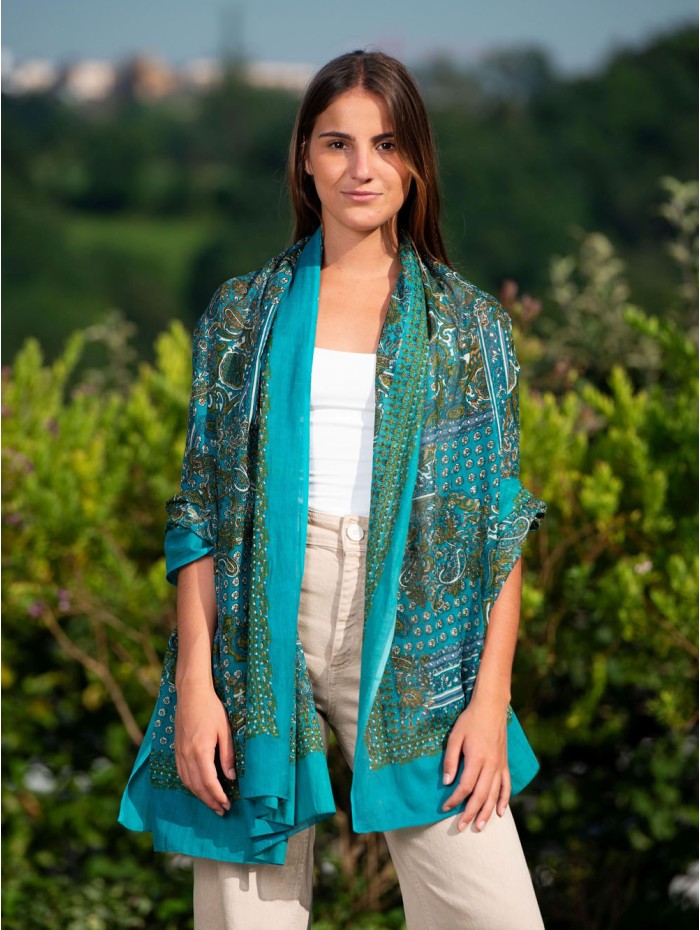 Cotton shawl-sarong CDT234C