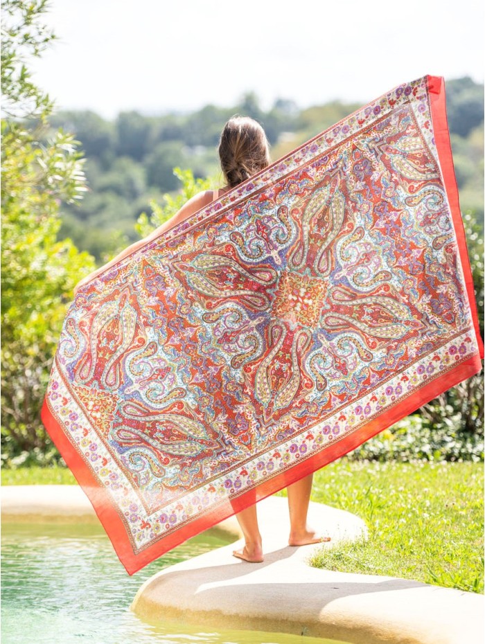 Châle-paréo en coton CDT235C