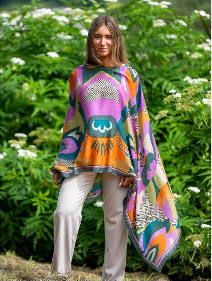 Wool and silk scarf ASW56F