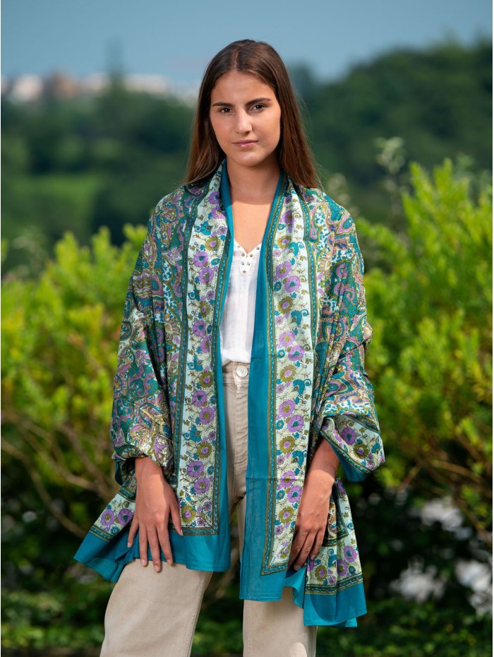 Cotton shawl-sarong CDT235C