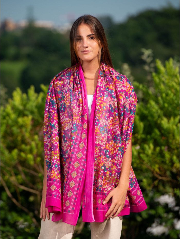 Cotton shawl-sarong CDT239C