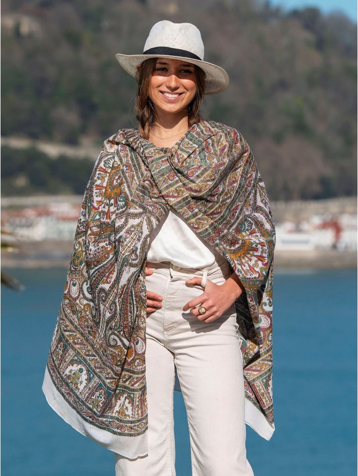 Cotton shawl-sarong CDT261C