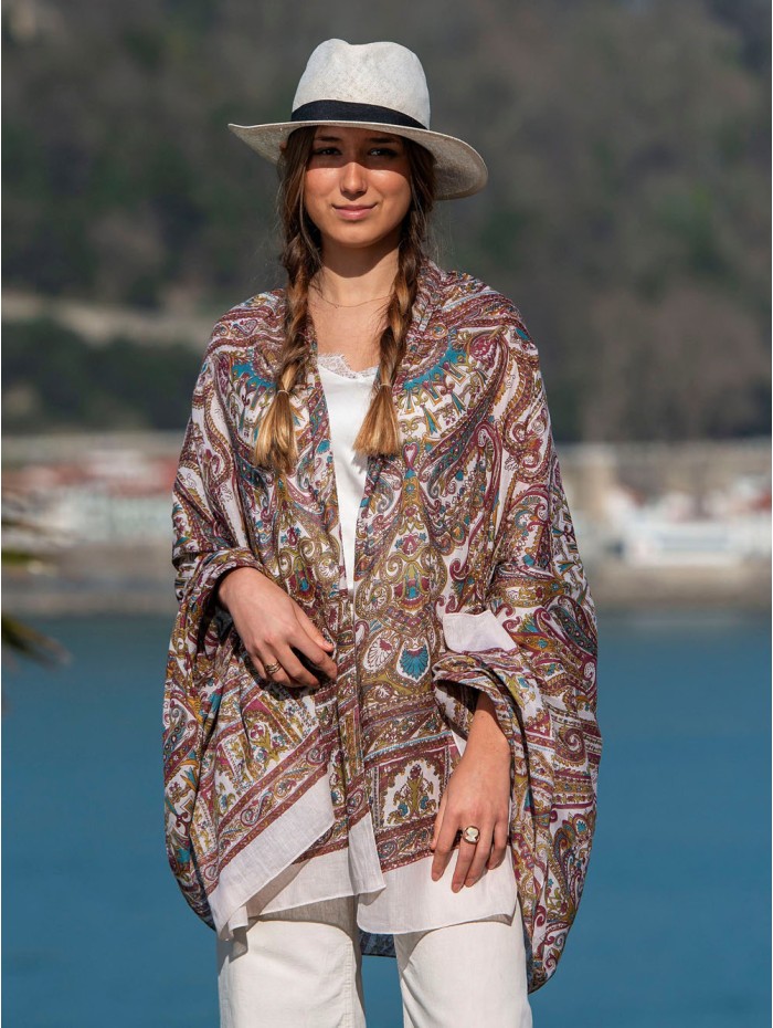 Cotton shawl-sarong CDT261C