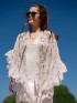 Embroidered foulard NYFLORC1