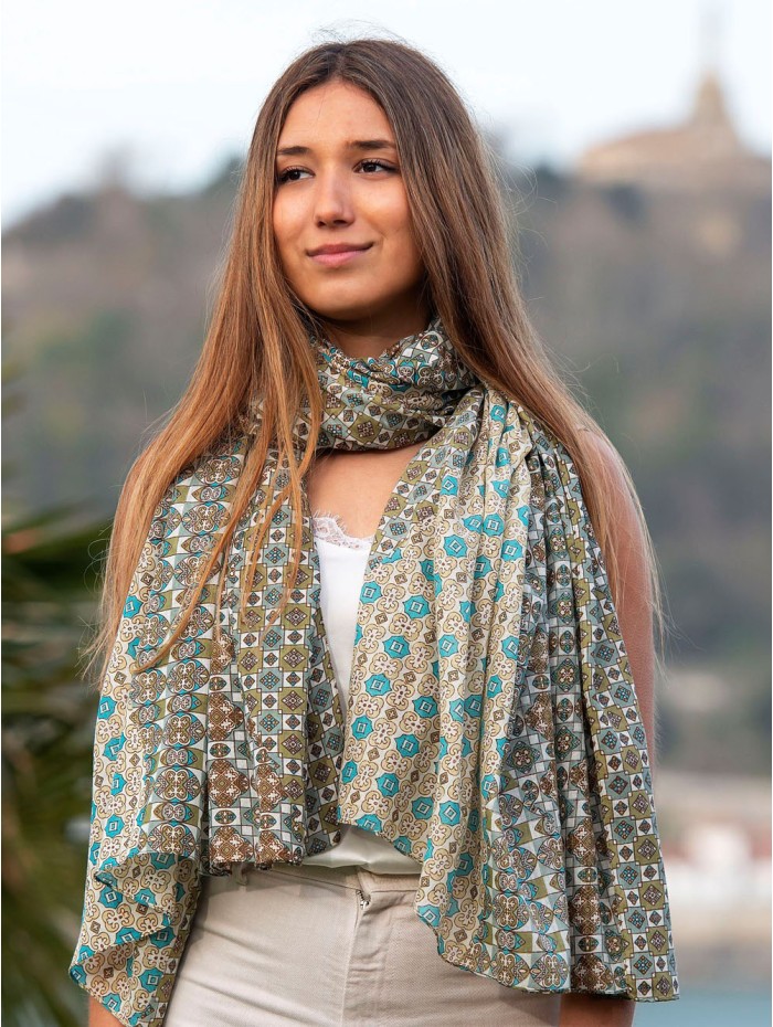 Cotton shawl-sarong CDT265C