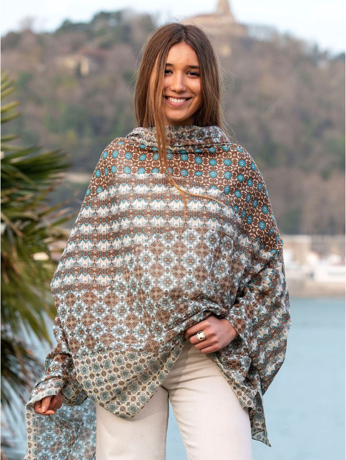Châle-paréo en coton CDT265C