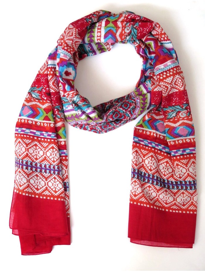Châle-paréo en coton CDT282C