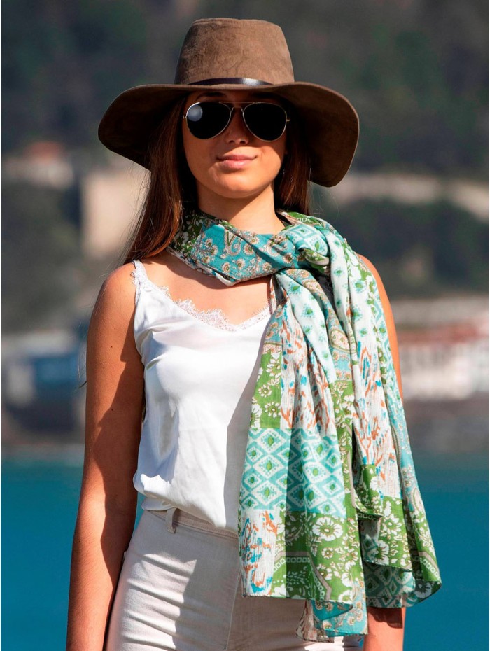 Cotton shawl-sarong CDT285C