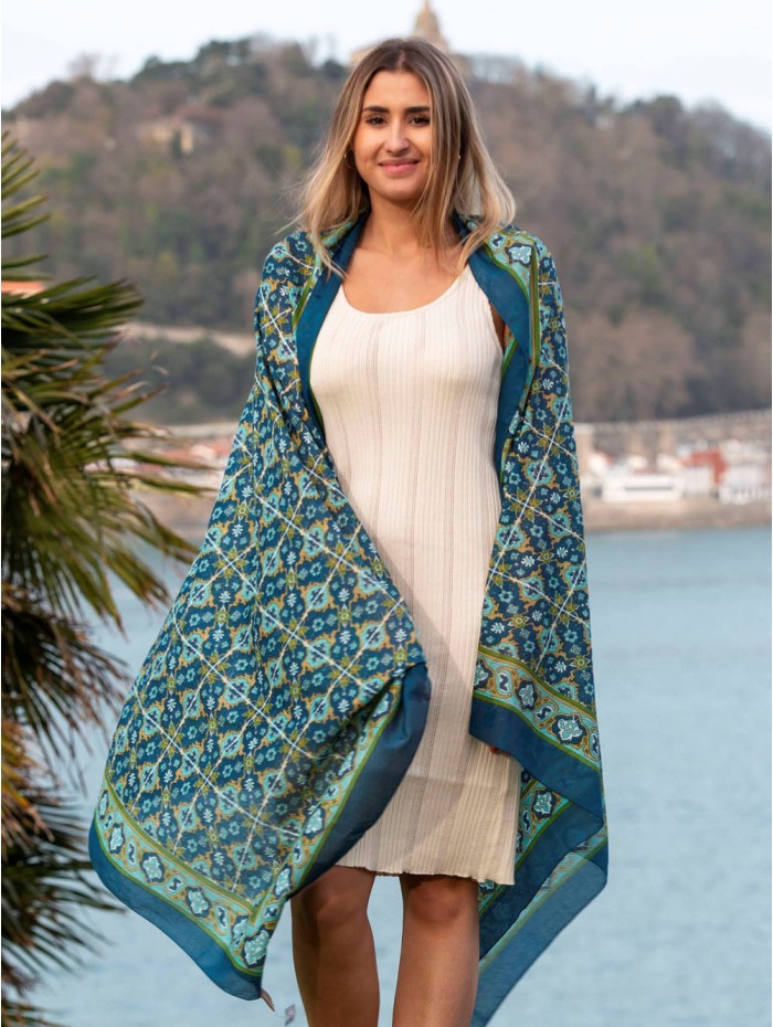 Cotton shawl-sarong CDT307C