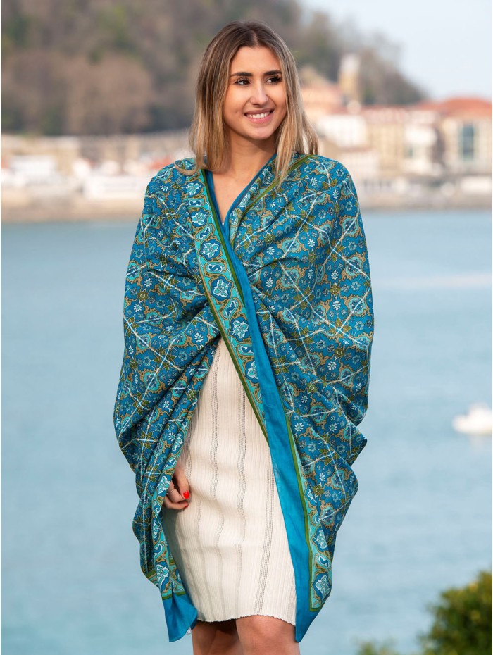 Cotton shawl-sarong CDT307C