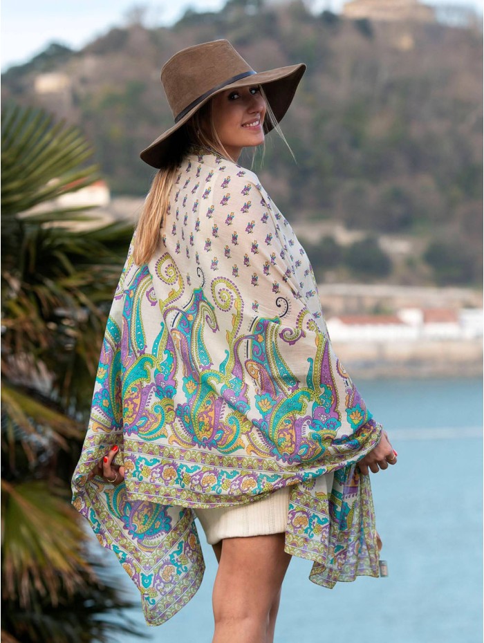 Cotton shawl-sarong CDT309C