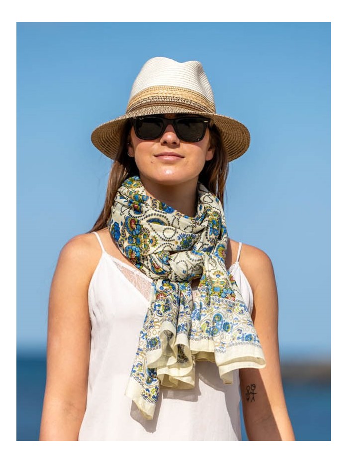 Cotton shawl-sarong CDT312C