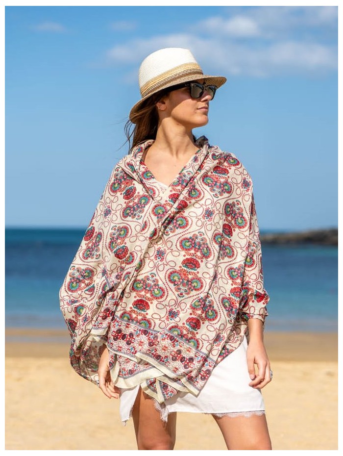 Cotton shawl-sarong CDT312C