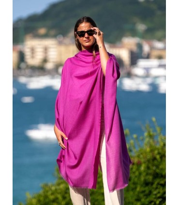 copy of Wool and silk plain shawl ASWRWINE