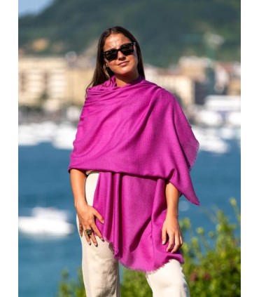 copy of Wool and silk plain shawl ASWRWINE