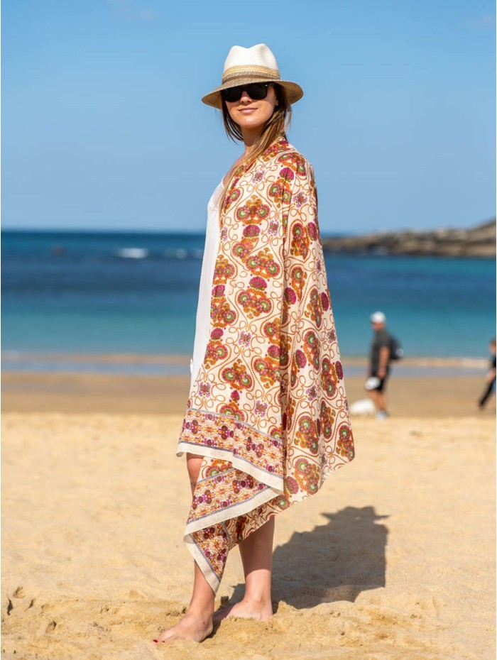 Cotton shawl-sarong CDT312C