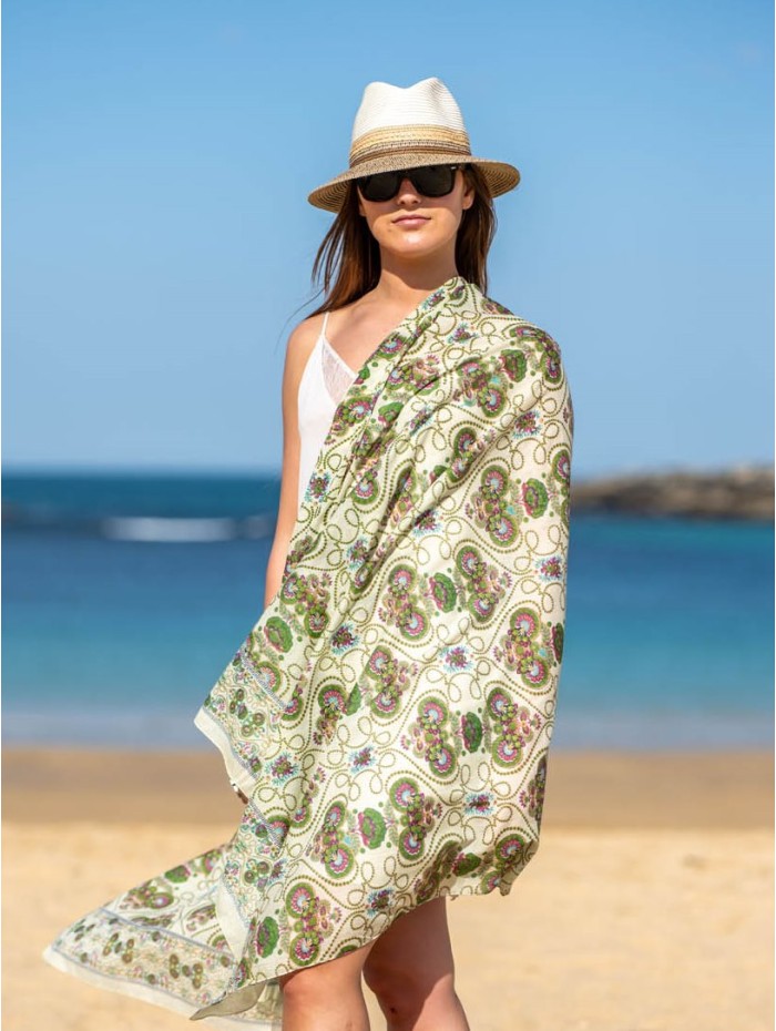 Cotton shawl-sarong CDT312C