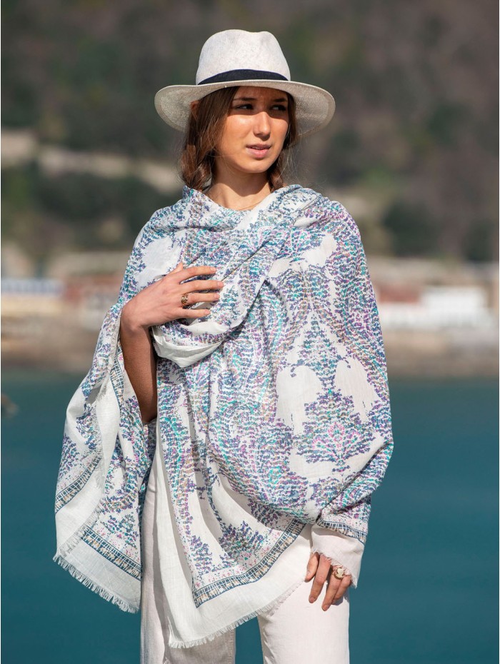 Cotton shawl-sarong CHE09C
