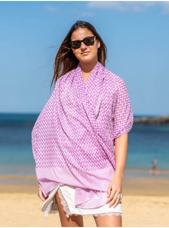 Châle-paréo en coton ACT52C