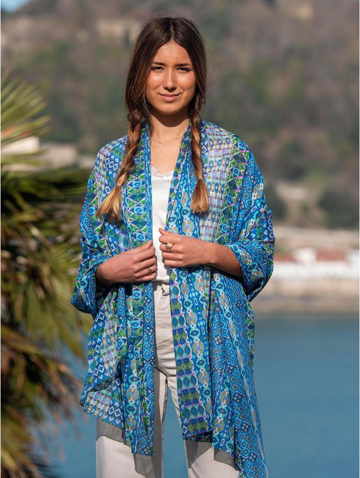 Cotton shawl-sarong ACT64C