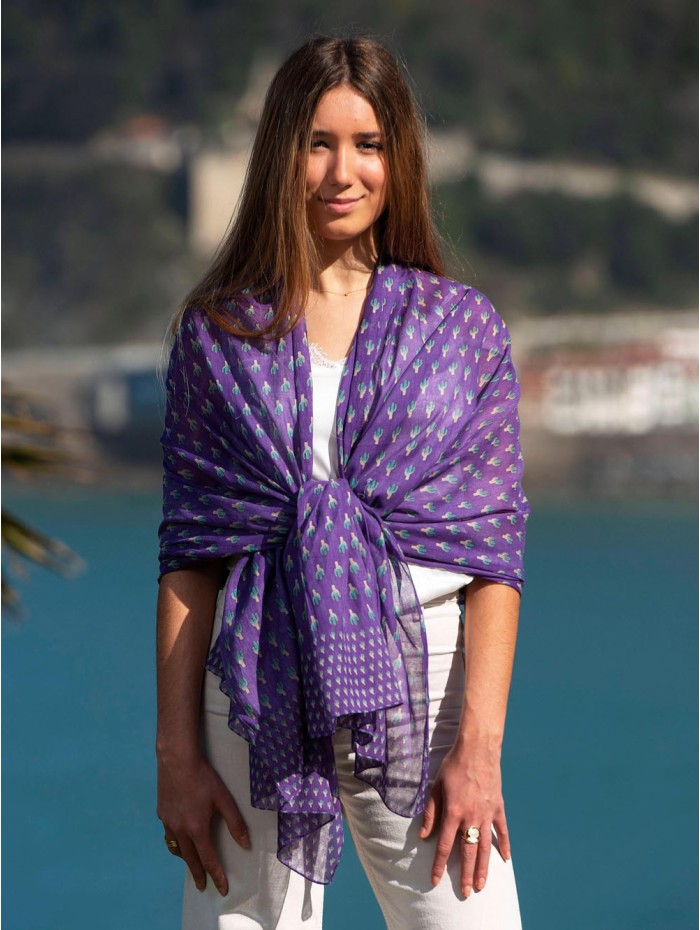 Cotton shawl-sarong ACT68C
