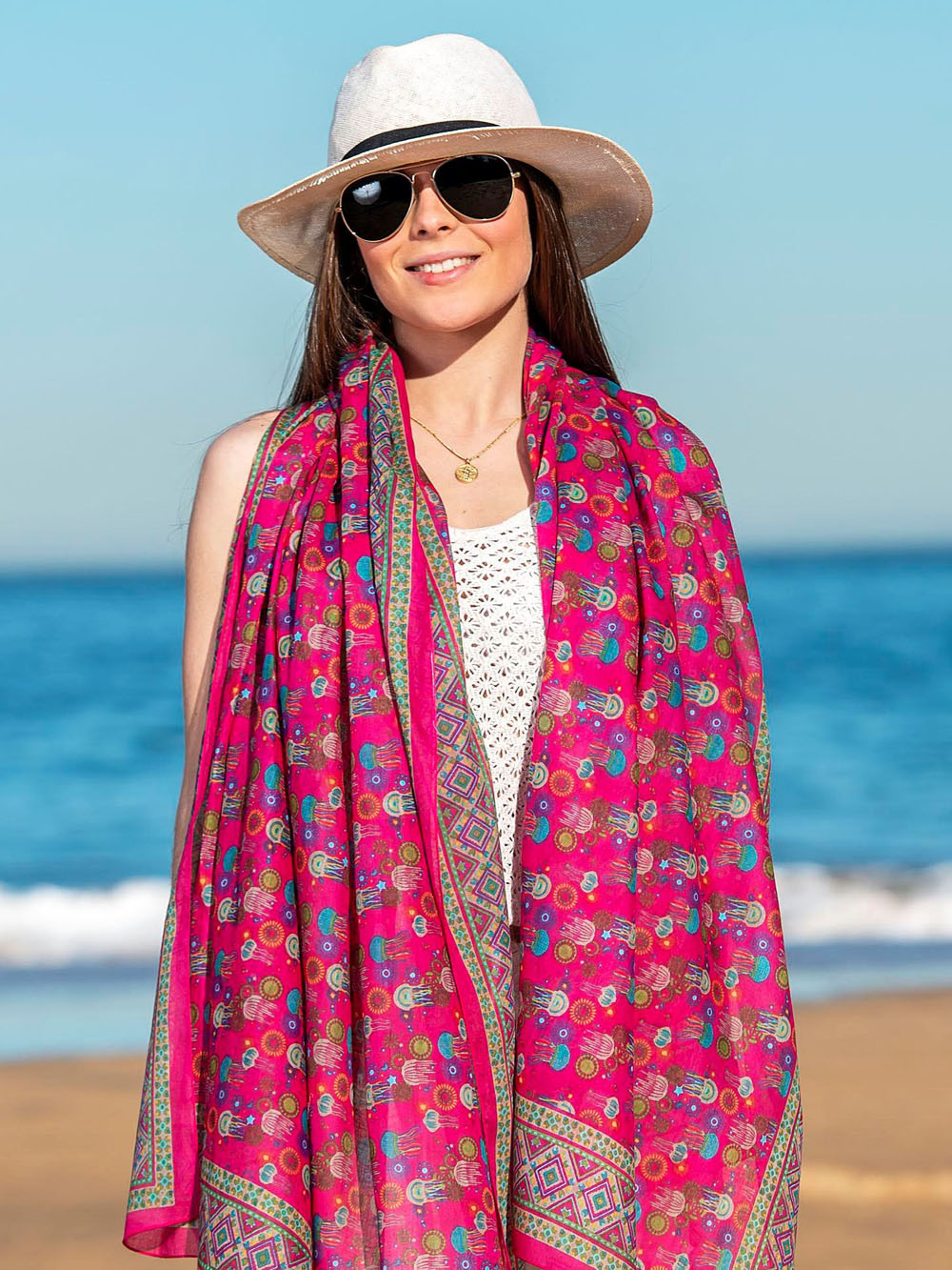 Cotton shawl-sarong ACT70C