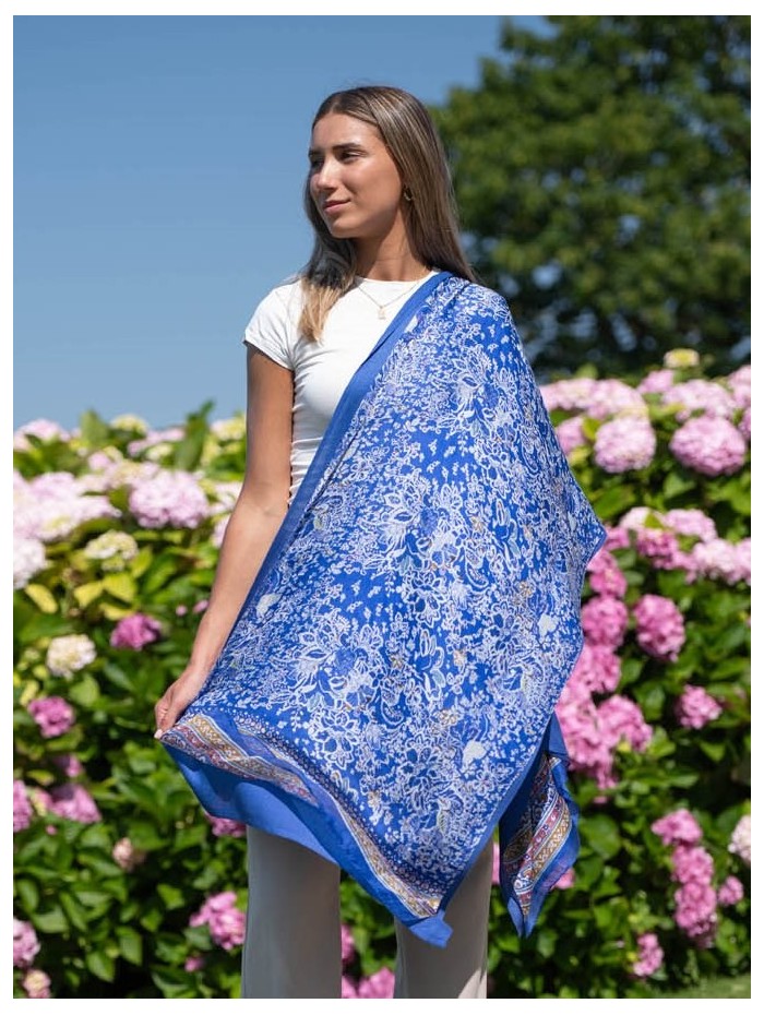 Double silk foulard CDT272CD