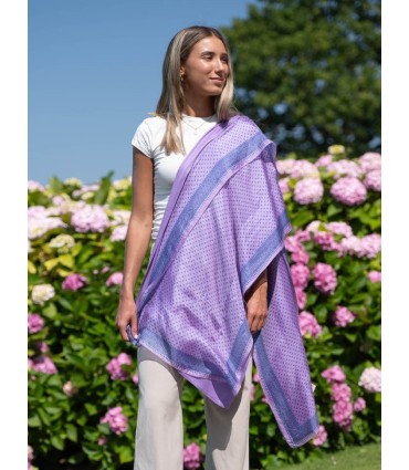 Foulard double en soie ATU375CBDA