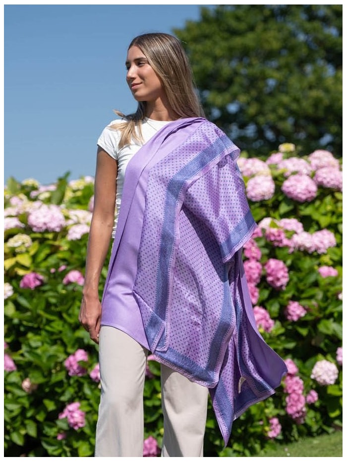 Foulard double en soie ATU375CBDA