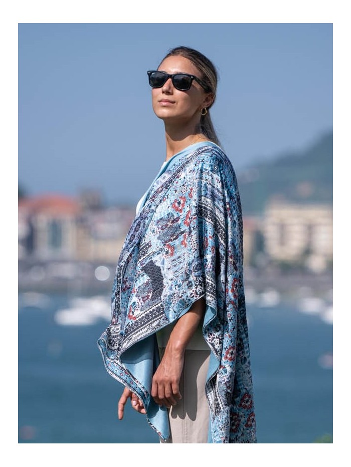 Foulard double en soie ASK02CD