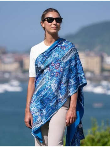 Foulard double en soie ASK02CD