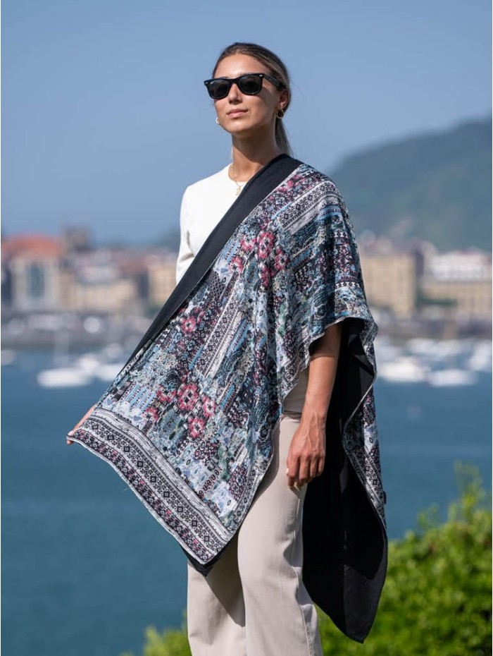 Foulard double en soie ASK02CD