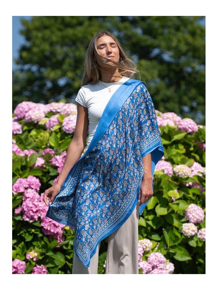 Double silk foulard ATU377CDB