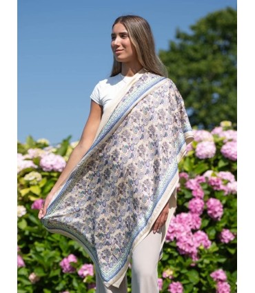 Foulard double en soie ATU377CDB