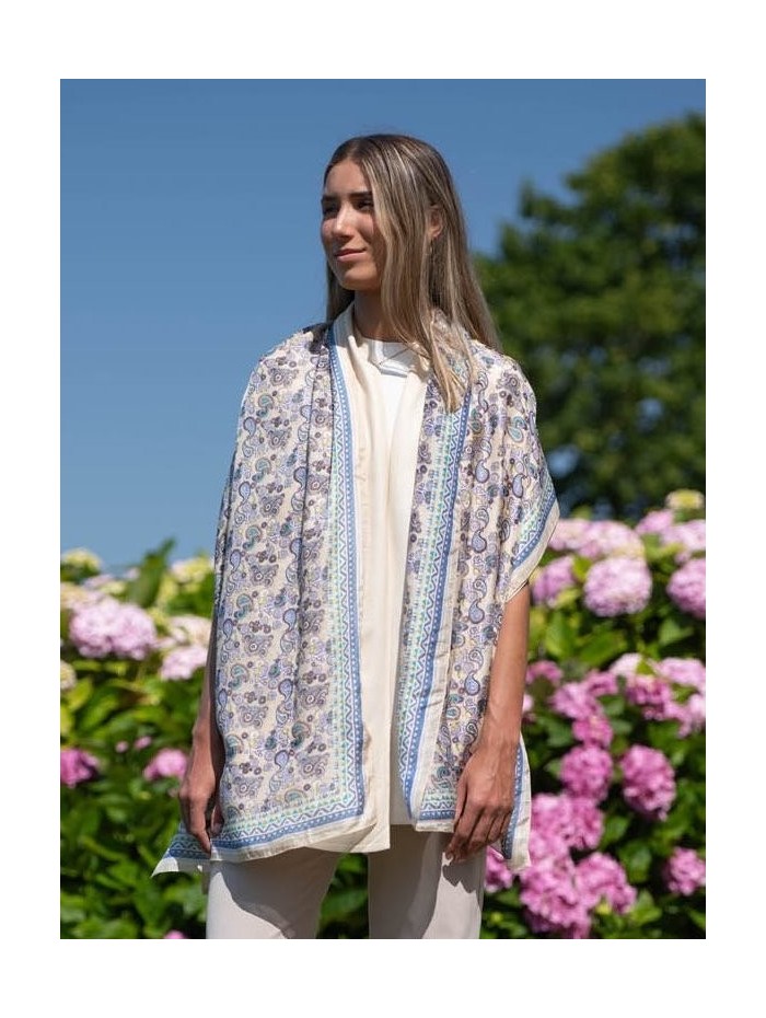 Double silk foulard ATU377CDB