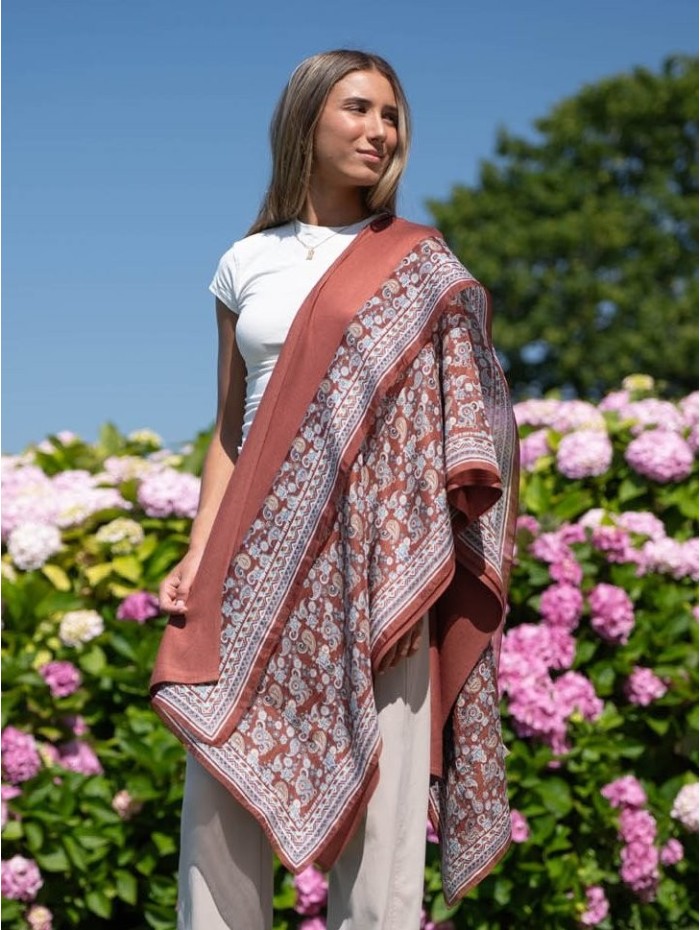 Double silk foulard ATU377CDB