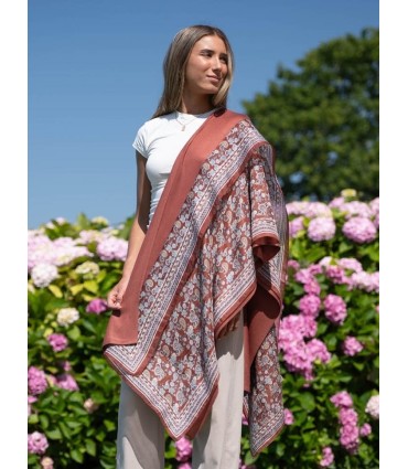 Foulard double en soie ATU377CDB