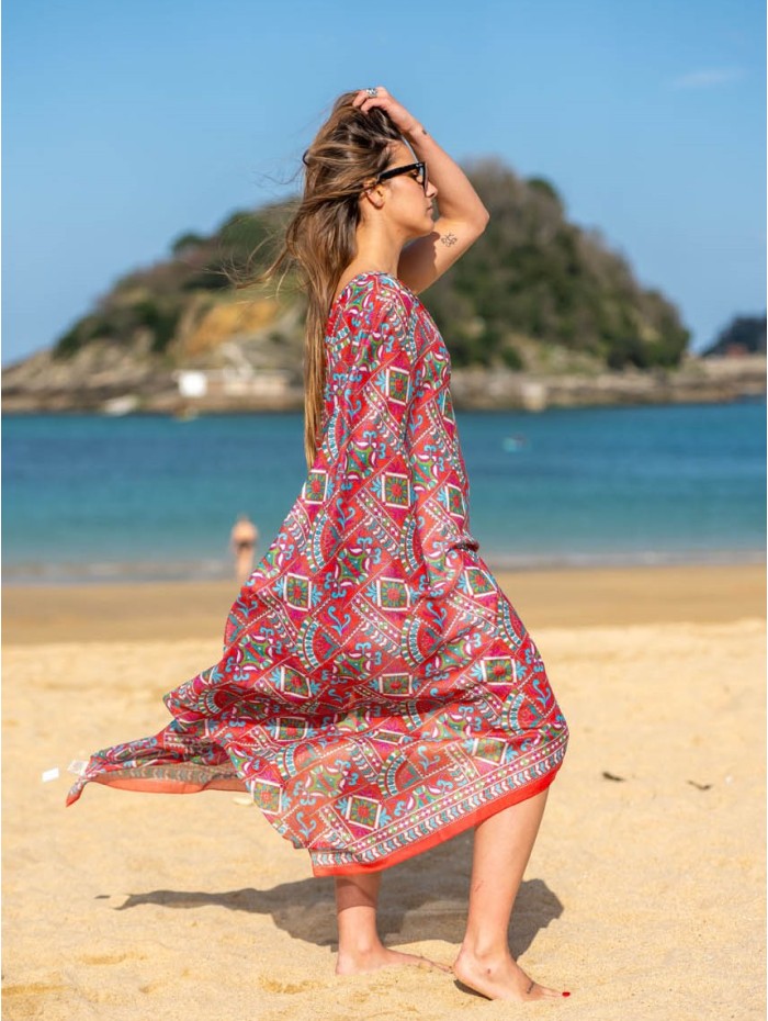 Cotton shawl-sarong ACT74C