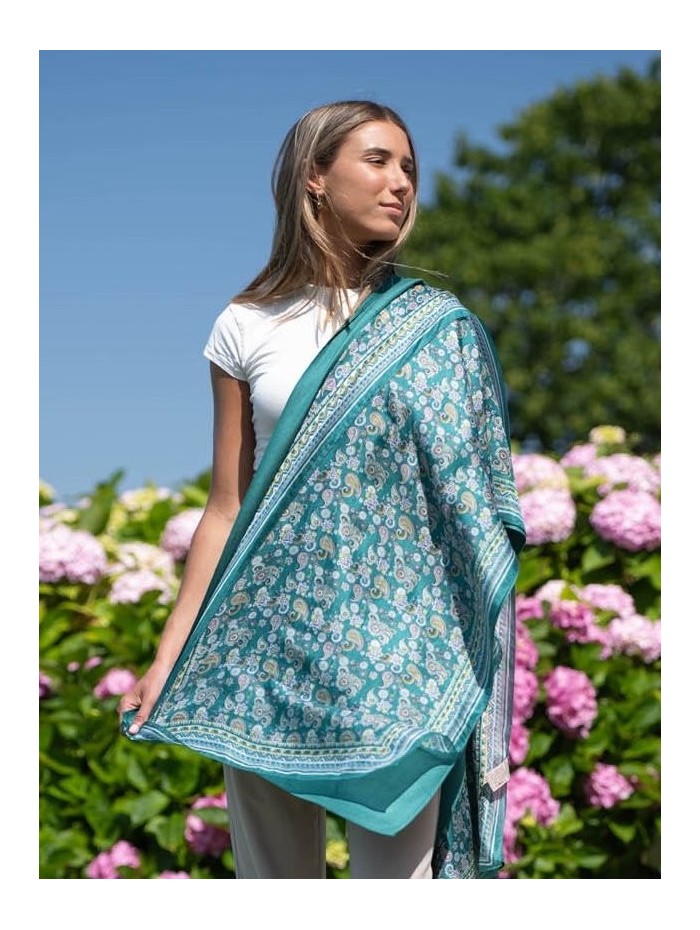 Foulard double en soie ATU377CDB