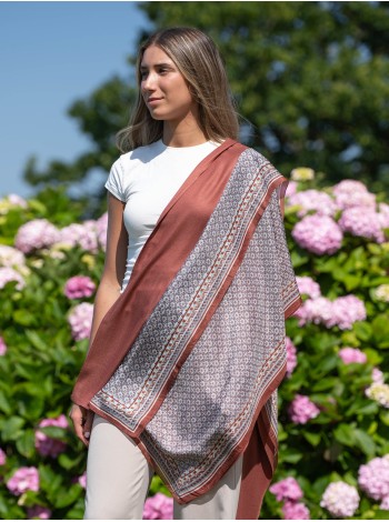 Double silk foulard ATU377CDA