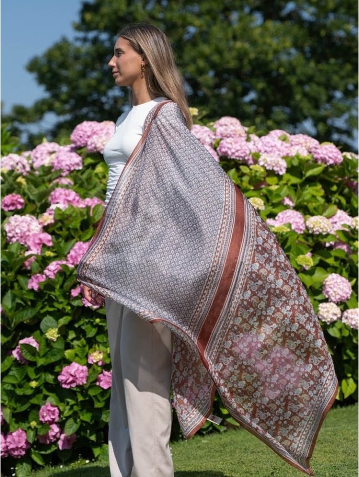 Silk foulard ATU377C