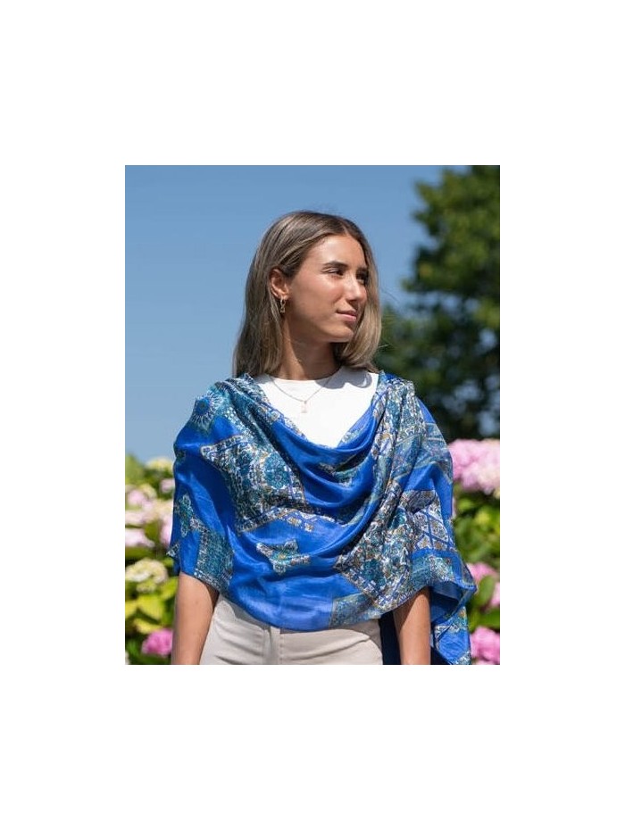 Double silk foulard ATU368CD