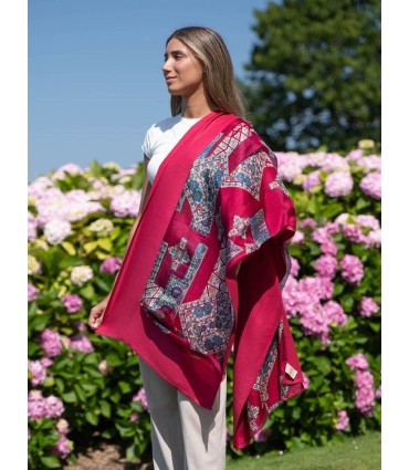 Double silk foulard ATU368CD
