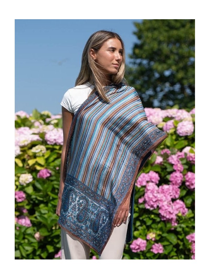 Foulard double en soie ATU376CDA